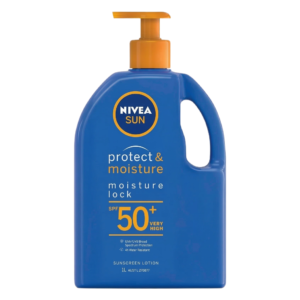 NIVEA SUN Protect & Moisture SPF 50+ Sunscreen Lotion (1L) - Made in Australia